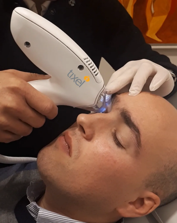 Procedure being performed